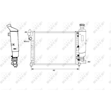 58807 Kühler, Motorkühlung