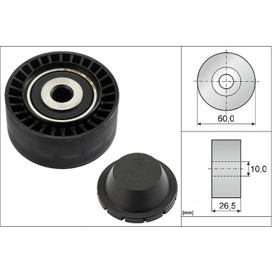 532 0331 10 Umlenk-/Führungsrolle, Keilrippenriemen