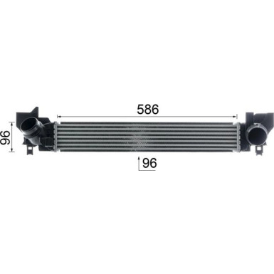 Mahle | Ladeluftkühler | CI 614 000P