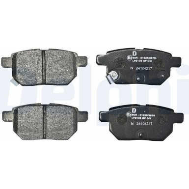 LP2105 Bremsbelagsatz, Scheibenbremse