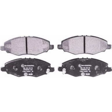 Hella Pagid | Bremsbelagsatz, Scheibenbremse | 8DB 355 013-181