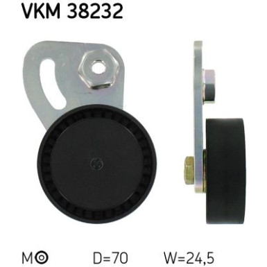 SKF | Spannrolle, Keilrippenriemen | VKM 38232