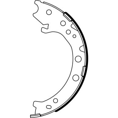 0 986 487 967 Bremsbackensatz, Feststellbremse