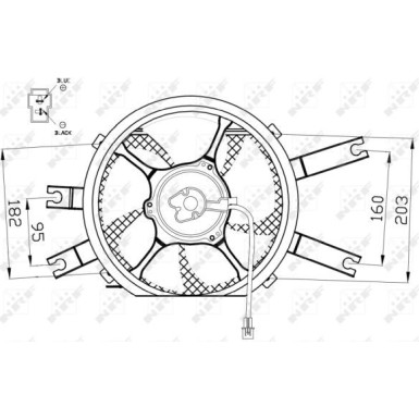 47554 Lüfter, Motorkühlung 47554 Lüfter, Motorkühlung