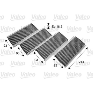 Valeo Filter, Innenraumluft VALEO PROTECT 715712