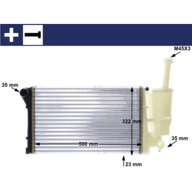 Mahle | Kühler, Motorkühlung | CR 1451 000S