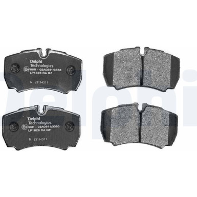 LP1826 Bremsbelagsatz, Scheibenbremse