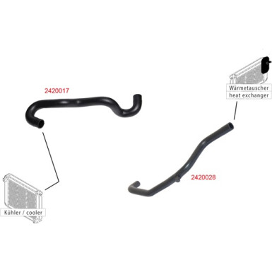 2420017 Kühlerschlauch