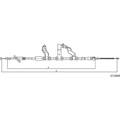 17.2583 Seilzug, Feststellbremse