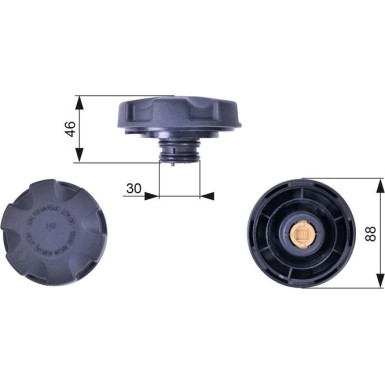 RC241 Verschlussdeckel, Kühlmittelbehälter