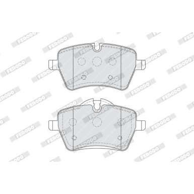 Ferodo | Bremsbelagsatz, Scheibenbremse | FDB4080