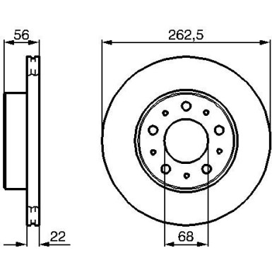 BOSCH | Bremsscheibe | 0 986 478 283