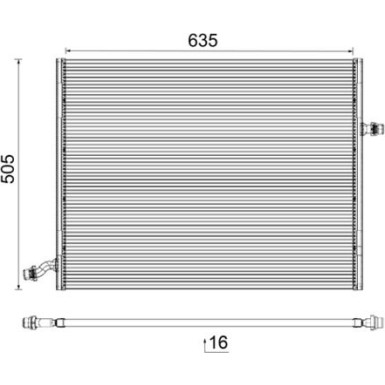 Mahle | Kühler, Motorkühlung | CR 2099 000P