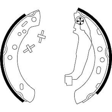 91047200 Bremsbackensatz