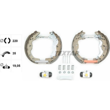 84067500 Bremsbackensatz Shoe Kit Pro