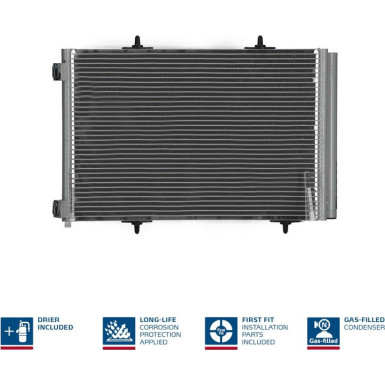 940055 Kondensator, Klimaanlage ** FIRST FIT ** 940055 Kondensator, Klimaanlage ** FIRST FIT **