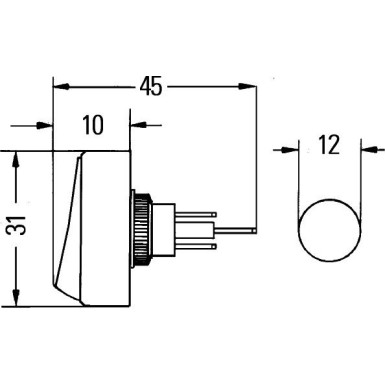 Hella | Schalter | 6EH 007 946-031