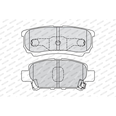 Ferodo Bremsbelagsatz, Scheibenbremse PREMIER ECO FRICTION FDB1839