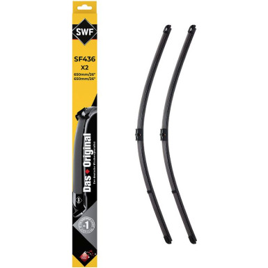 SWF Wischblatt Scheibenwischer DAS ORIGINAL SET 119436 SWF Wischblatt Scheibenwischer DAS ORIGINAL SET 119436