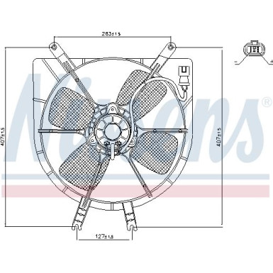 85043 Lüfter, Motorkühlung