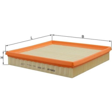 LX 500 Luftfilter LX 500 Luftfilter