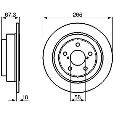 0 986 478 799 Bremsscheibe