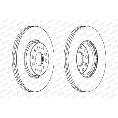 DDF1305C Bremsscheibe PREMIER Coat+ disc