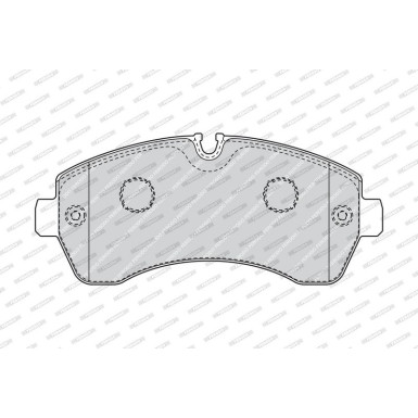 Ferodo | Bremsbelagsatz, Scheibenbremse | FVR4470