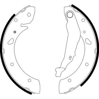 8DB 355 001-761 Bremsbackensatz