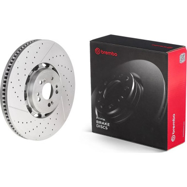 Brembo 2 x BREMBO Bremsscheibe PRIME LINE - Dual Cast 09.D601.43