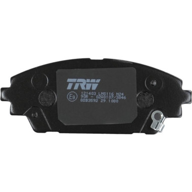 GDB3592 Bremsbelagsatz, Scheibenbremse COTEC