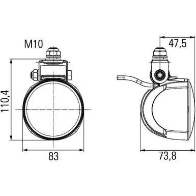 Hella | Arbeitsscheinwerfer | 1G0 996 276-461