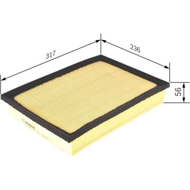 BOSCH F 026 400 303 Luftfilter