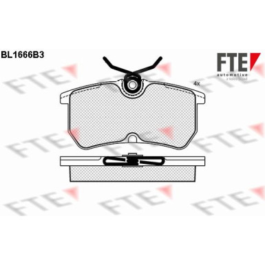 9010279 Bremsbelagsatz, Scheibenbremse