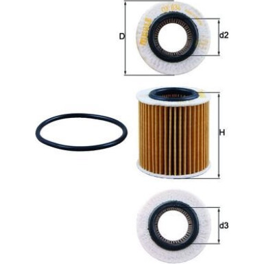 OX 834D Ölfilter OX 834D Ölfilter
