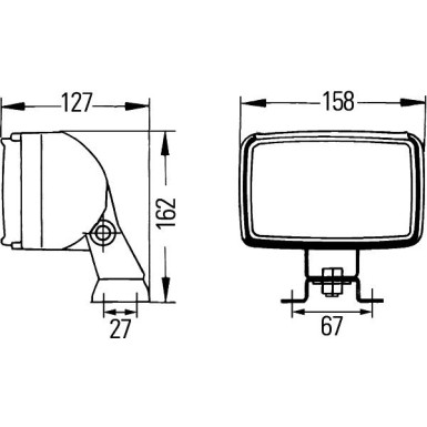 Hella | Arbeitsscheinwerfer | 1GA 006 991-051