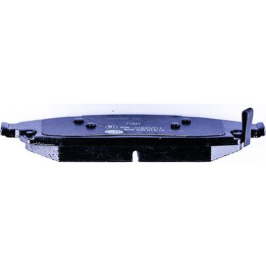 Hella | Bremsbelagsatz, Scheibenbremse | 8DB 355 012-101
