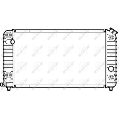 NRF | Kühler, Motorkühlung | 50338 NRF | Kühler, Motorkühlung | 50338