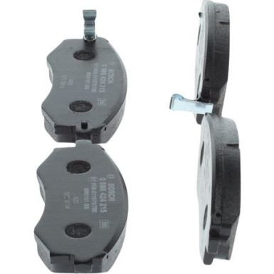 BOSCH | Bremsbelagsatz, Scheibenbremse | 0 986 424 215 BOSCH | Bremsbelagsatz, Scheibenbremse | 0 986 424 215