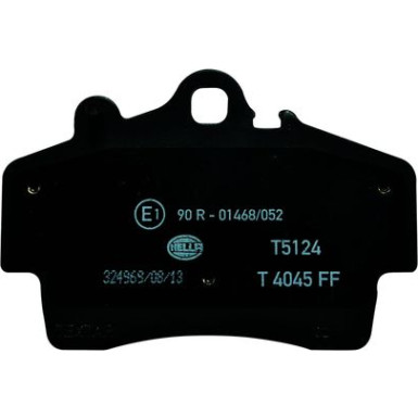 Hella | Bremsbelagsatz, Scheibenbremse | 8DB 355 018-471
