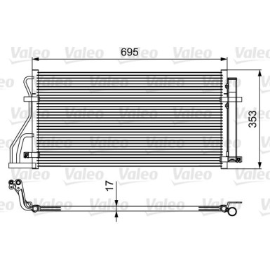 Valeo | Kondensator, Klimaanlage | 814488