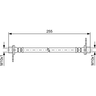 BOSCH | Bremsschlauch | 1 987 481 586