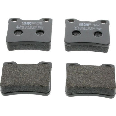 Ferodo Bremsbelagsatz, Scheibenbremse PREMIER ECO FRICTION FDB1415