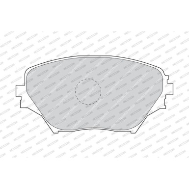Ferodo | Bremsbelagsatz, Scheibenbremse | FDB1514