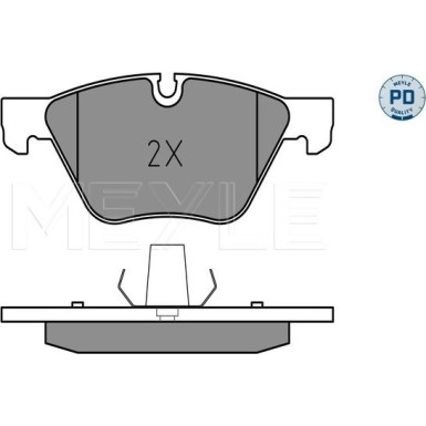 025 237 9420/PD Bremsbelagsatz, Scheibenbremse MEYLE-PD: Advanced performance and design.