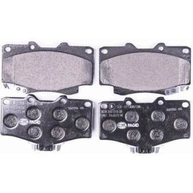 Hella Pagid | Bremsbelagsatz, Scheibenbremse | 8DB 355 015-351