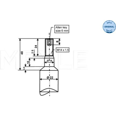 326 624 0007 Stoßdämpfer MEYLE-ORIGINAL: True to OE.