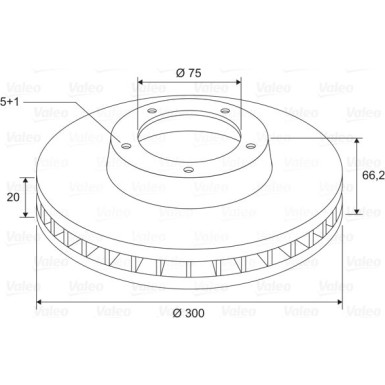 Valeo | Bremsscheibe | 197784