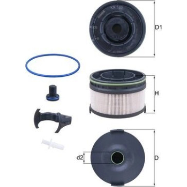 KX 533KIT Kraftstofffilter