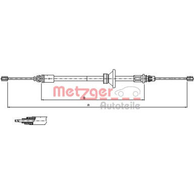 11.6801 Seilzug, Feststellbremse